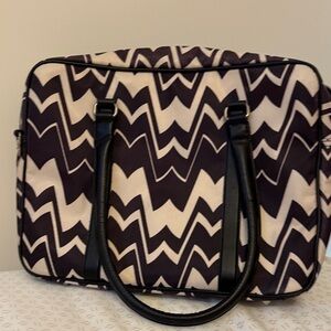 Missoni for Target Black and Cream Zigzag Laptop Bag
